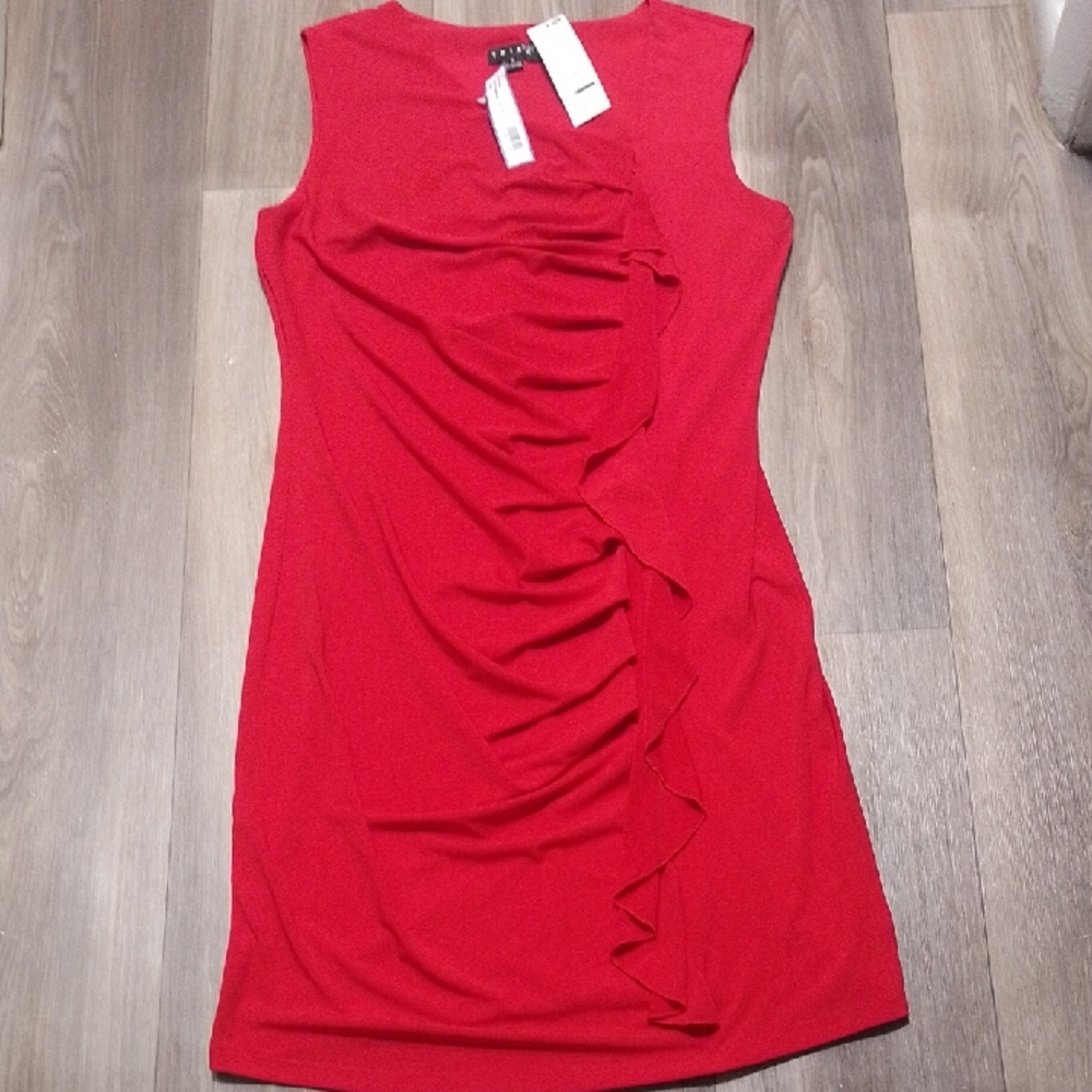 Tribal Vibrant Red Dress